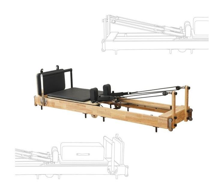 Foldable Reformer with Iron Leg