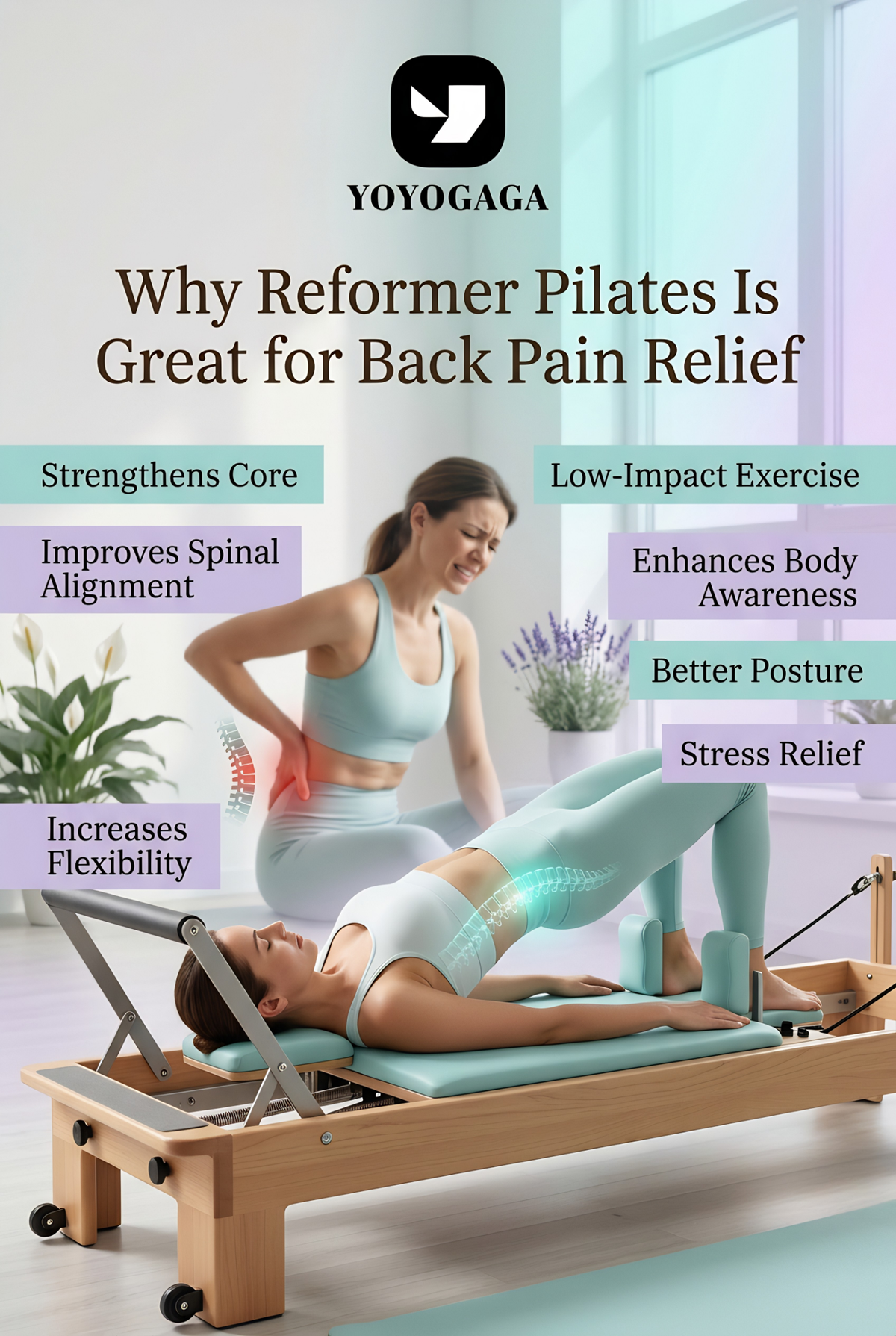 Why Reformer Pilates Is Great for Back Pain Relief