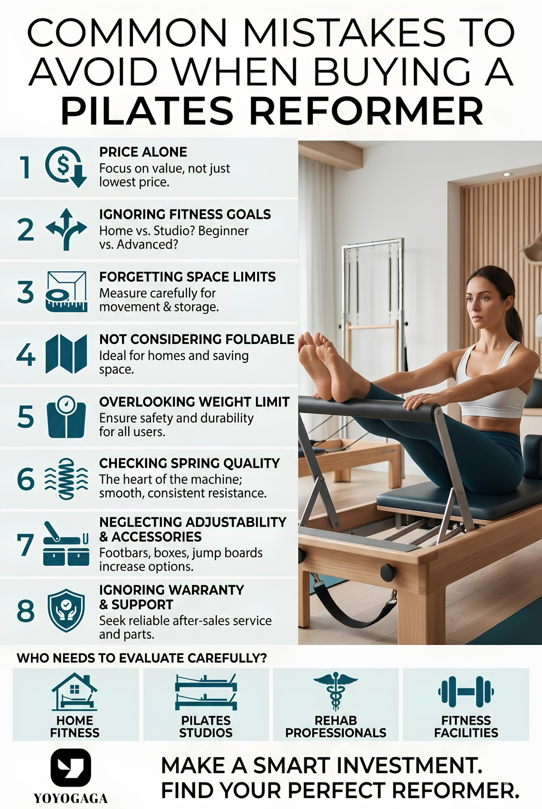 Common Mistakes to Avoid When Buying a Pilates Reformer