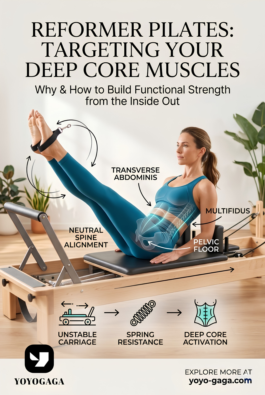 How Reformer Pilates Targets Deep Core Muscles