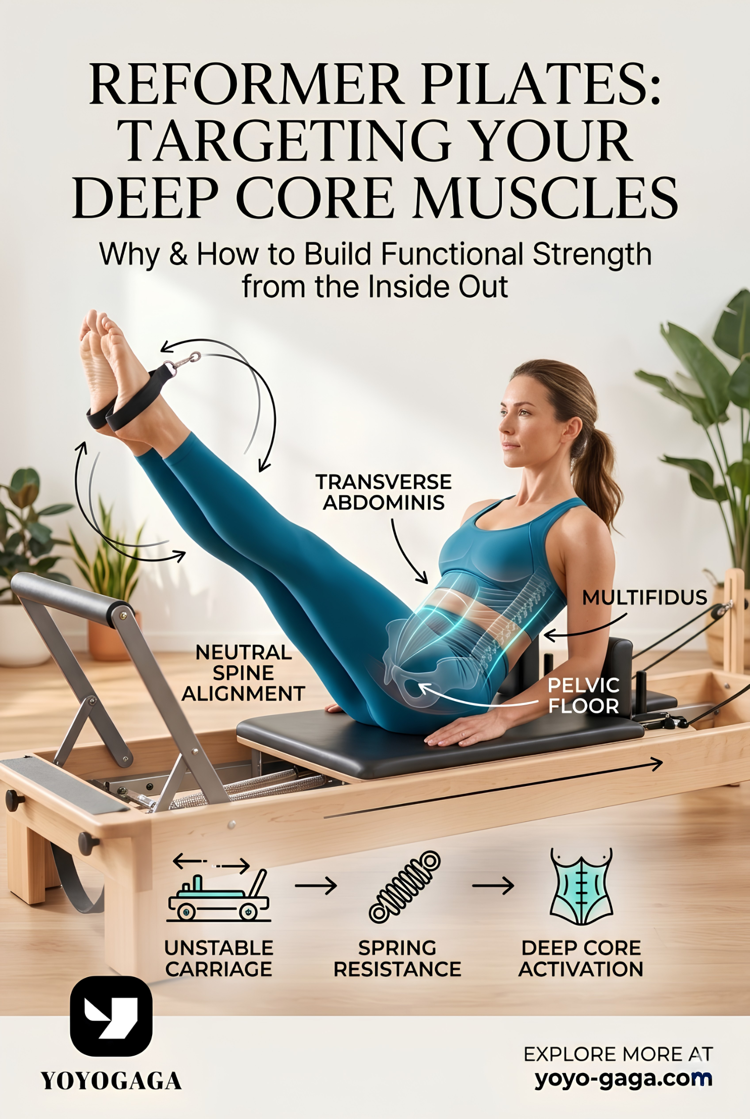 How Reformer Pilates Targets Deep Core Muscles