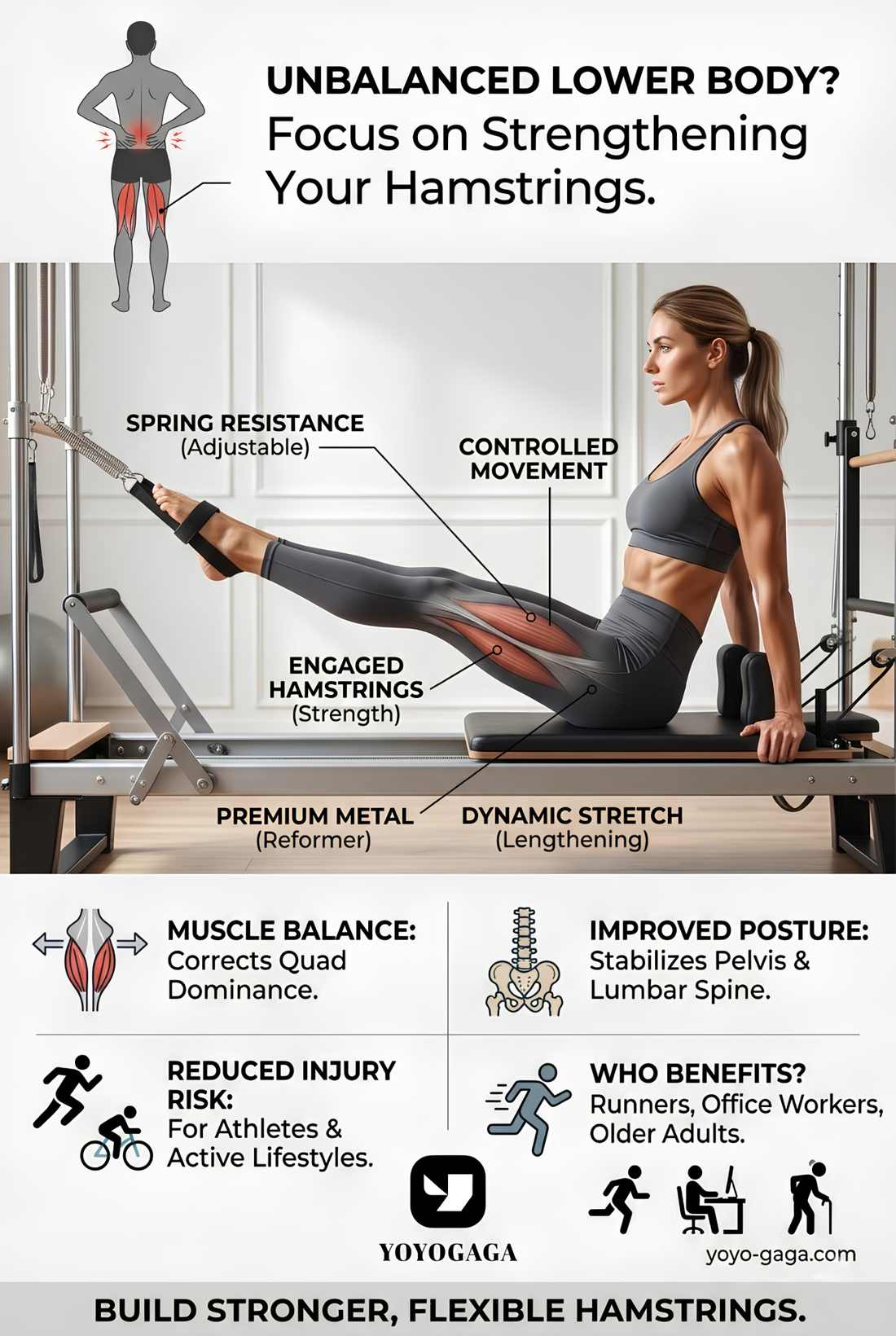 Strengthening Your Hamstrings with Reformer Pilates