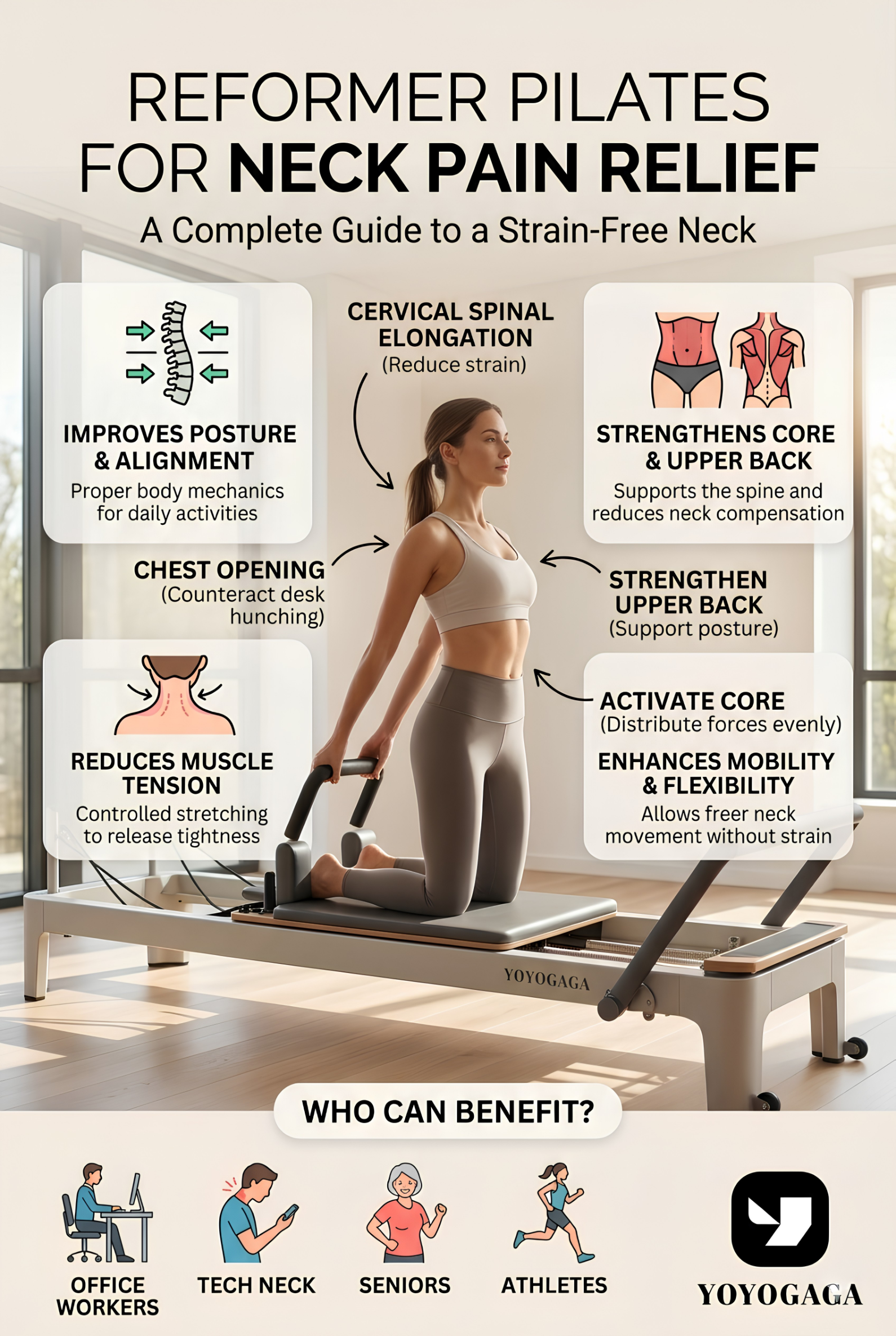 Reformer Pilates for Neck Pain Relief
