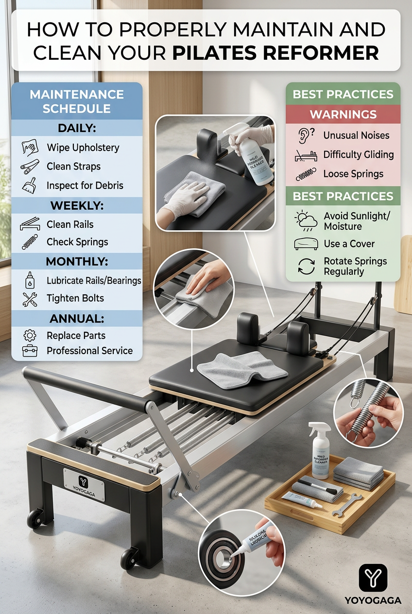 How to Properly Maintain and Clean Your Pilates Reformer