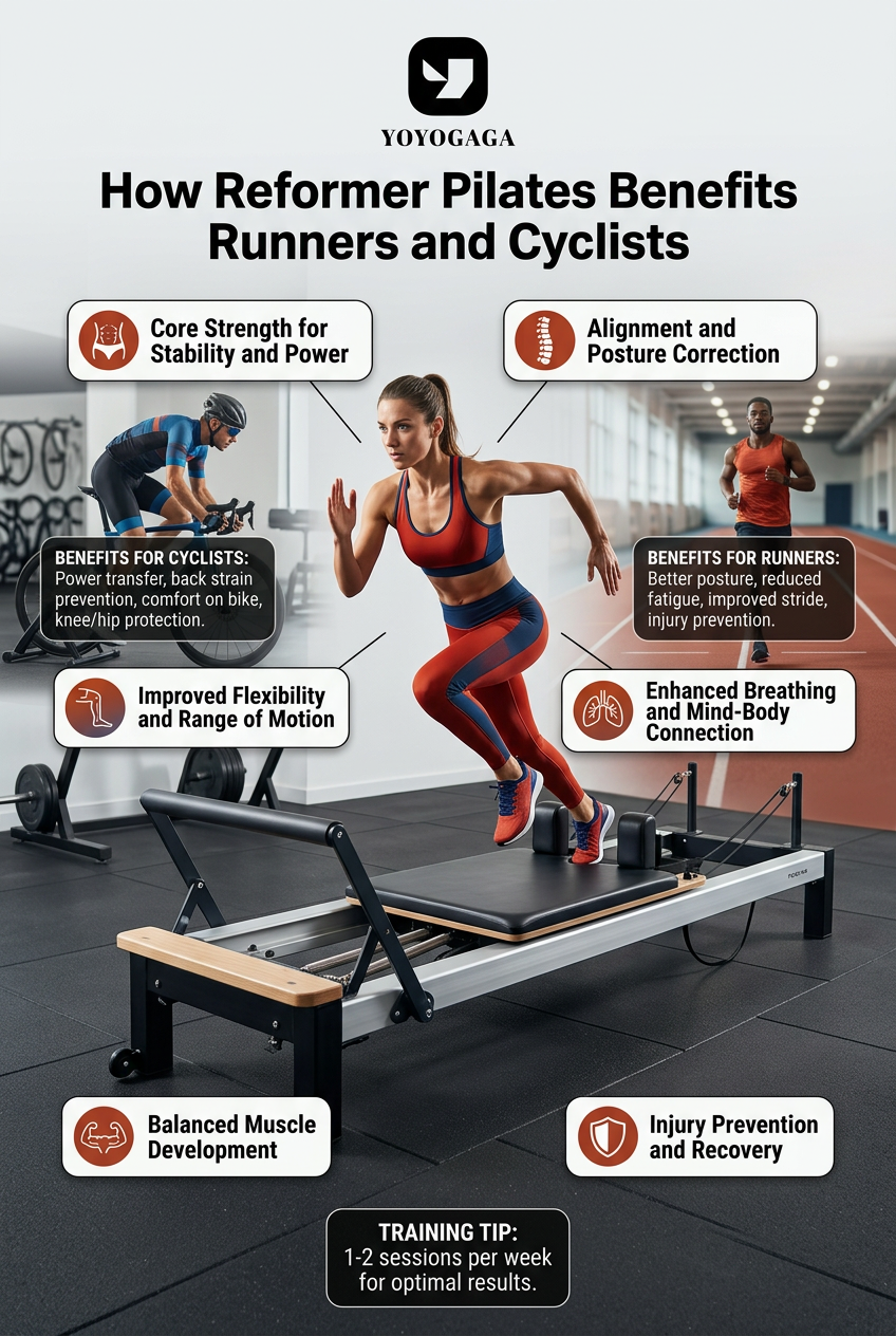 How Reformer Pilates Benefits Runners and Cyclists