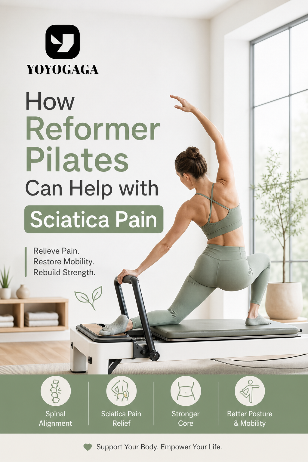 How Reformer Pilates Can Help with Sciatica Pain