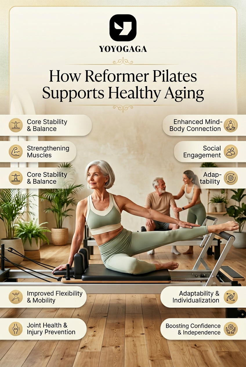 How Reformer Pilates Supports Healthy Aging