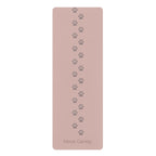 Paw Print Rubber Yoga Mat — 'Move Gently' Non-Slip Exercise Mat