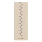Stay Wild Paw Print Yoga Mat — Non‑Slip Rubber Exercise Mat