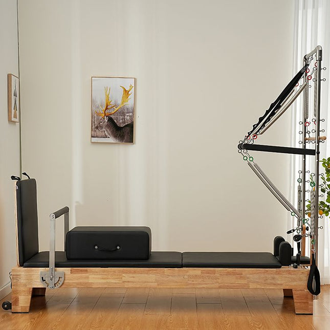 Classic Wood Pilates Reformer with Tower