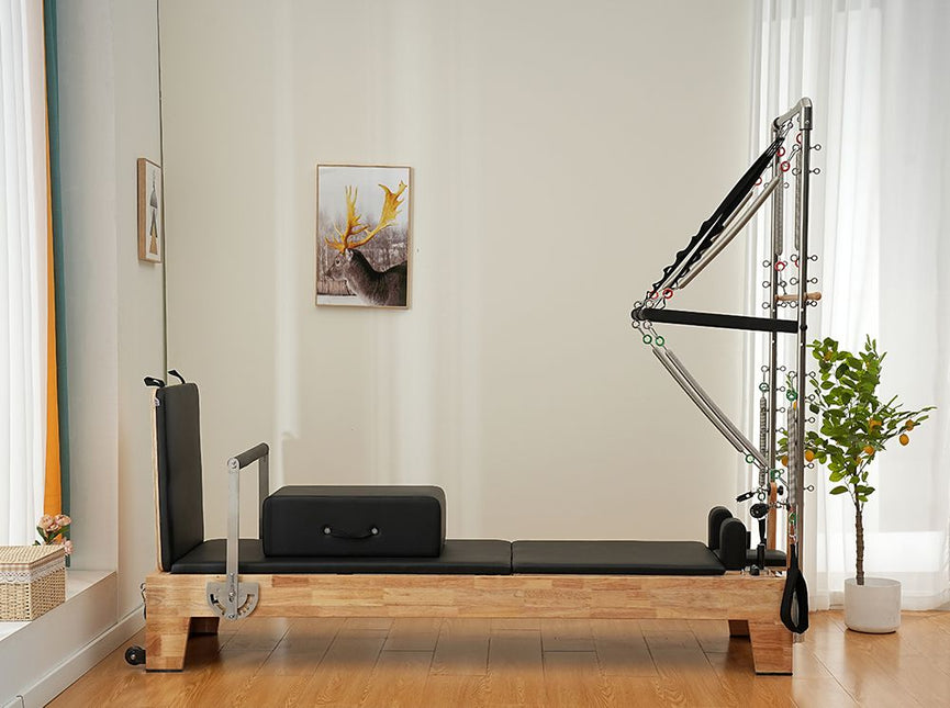 Classic Wood Pilates Reformer with Tower