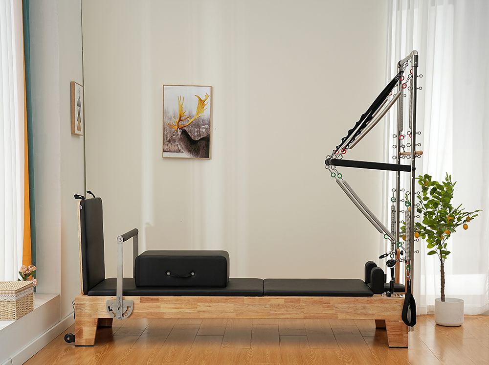 Classic Wood Pilates Reformer with Tower