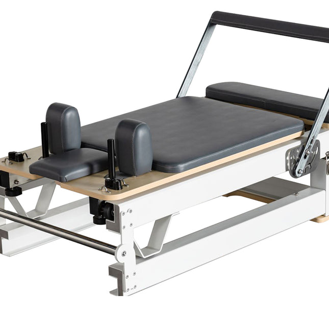 Foldable Aluminum White Reformer High Quality Space Saving Pilates Reformer