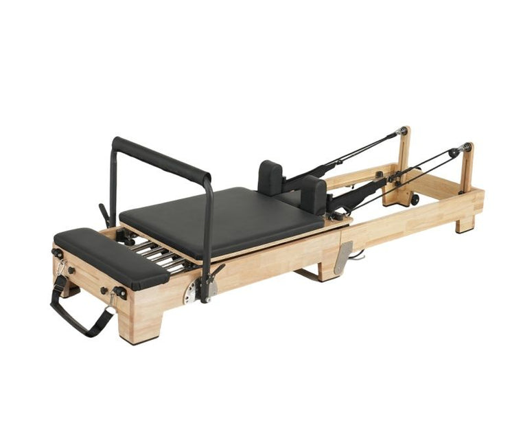 Wood Collapsible Pilates Reformer at Home