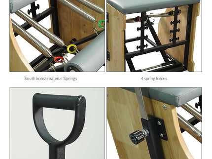 Sedia Pilates YOYOGAGA ​​in rovere/acero