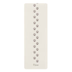 Paw Flow Rubber Yoga Mat — Non-Slip Animal Print Mat with 'Flow' Script