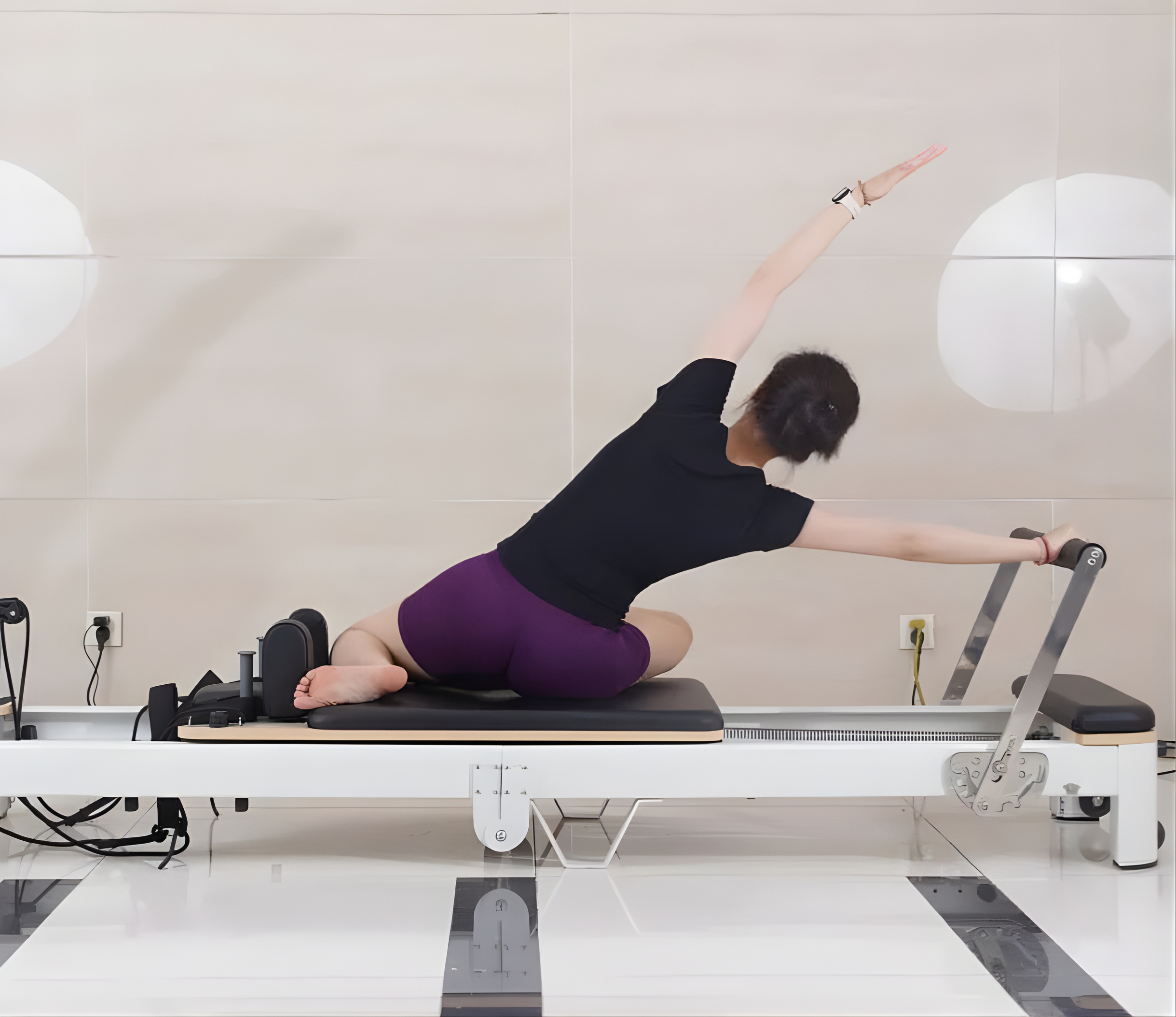 Foldable Aluminum Reformer High Quality Space Saving Pilates Reformer