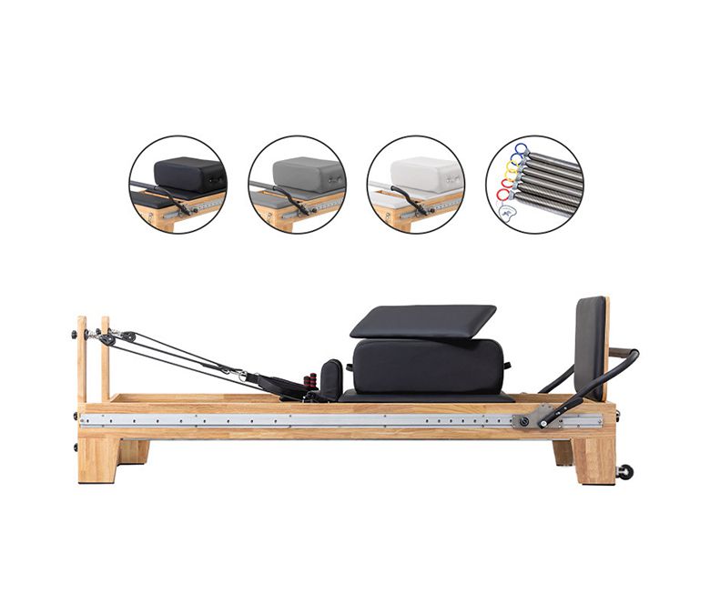 Wood Full Track Pilates Reformer
